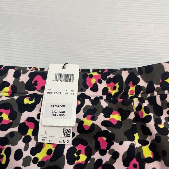 NWT Marc Cain Leopard Skirt Size N2 US 6 New - Picture 7 of 12